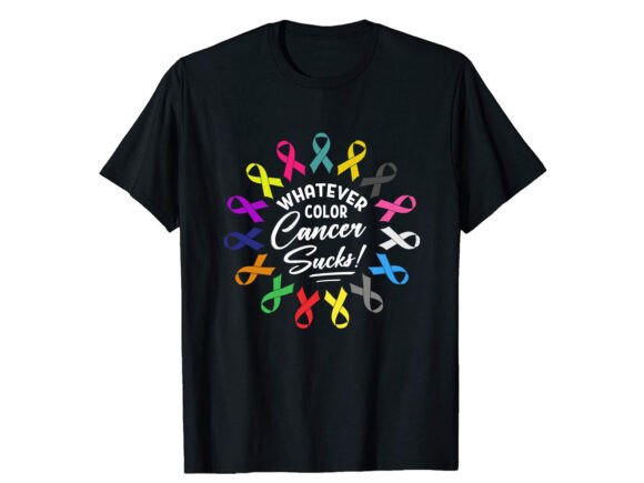 Download Cancer Sucks Fight Awareness T-Shirt - Premium Resources