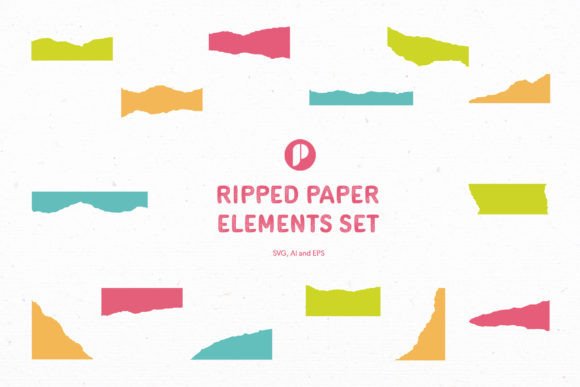 Download Ripped Paper Elements Set - Ripped paper Collection