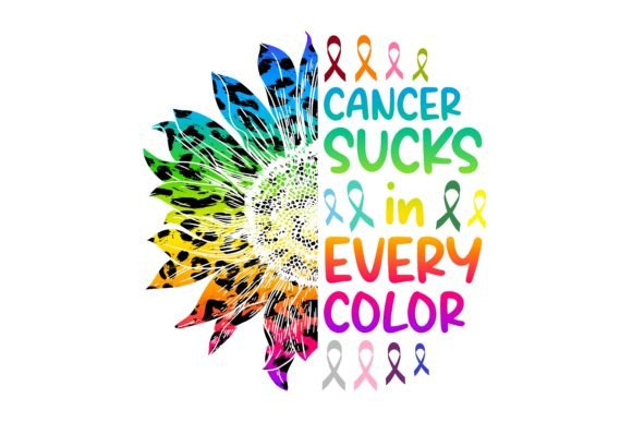 Download Cancer Sucks in Every Color Sublimation - Premium Resources