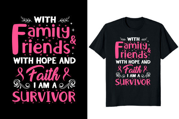 Download I Am a Breast Cancer Survivor T-shirt - Premium Bundle