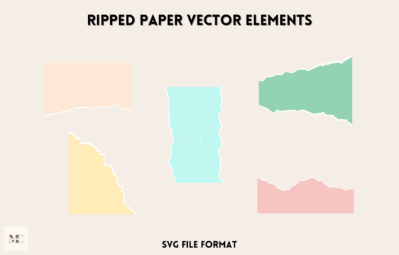 Download Ripped Paper Vector Elements - Ripped paper Collection